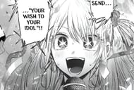 Ruby Hoshino as seen in Oshi no Ko chapter 160 (Image via Shueisha)